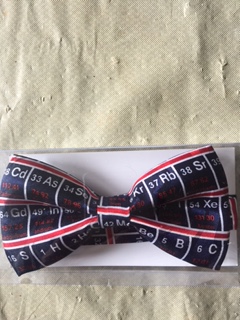CHEMISTRY COMPOUNDS BOW TIE (NAVY)