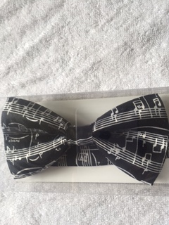 MUSIC NOTES BOWTIE