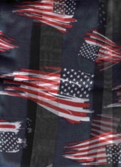FLAG SCARF  NAVY