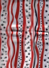 FLAG SCARF  WHITE